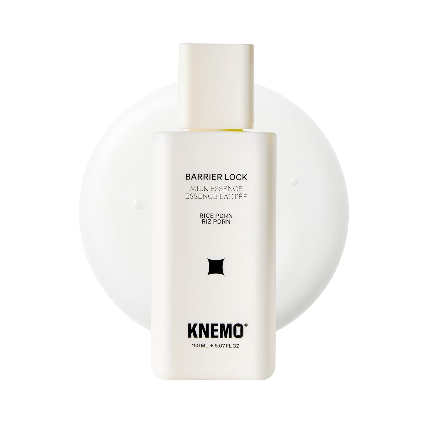 KNEMO BARRIER LOCK Rice PDRN Milk Essence - Intense Hydrating Barrier Repair Toner with 6 Ceramides Deep Moisture for Dry, Sensitive, & Irritated Skin
