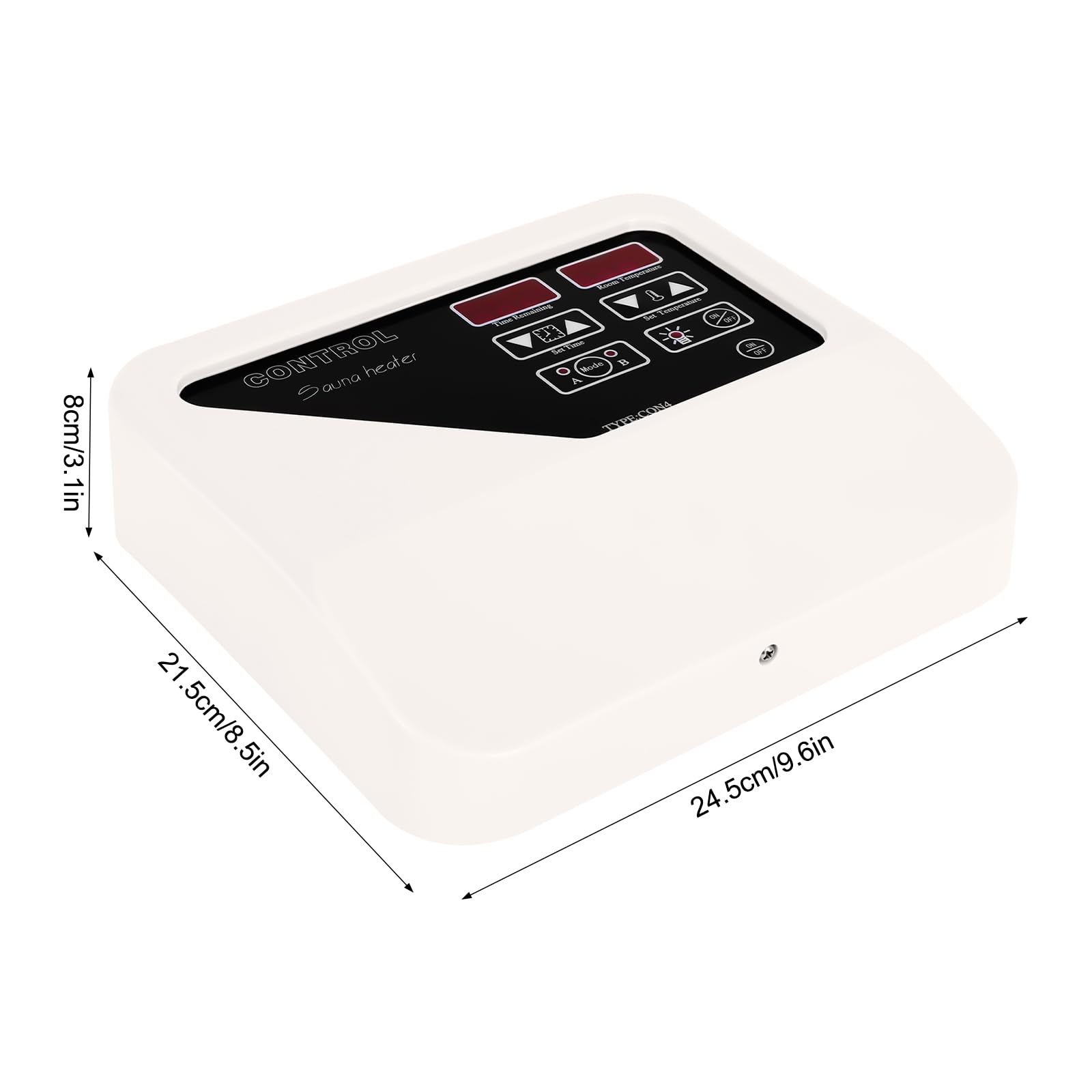 Control digital para sauna, montaje en pared, 3-9 kW, 220-240 V, controlador externo para estufa de sauna, con sensor de temperatura, pantalla LED, protección contra sobrecalentamiento, temporizador