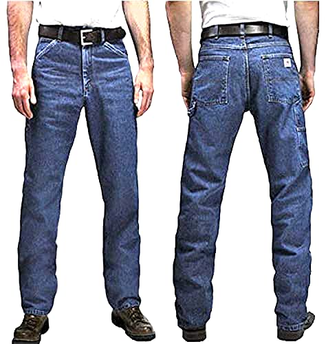 Roundhouse Dark Stone Washed Carpenter Dungaree Jean 1010