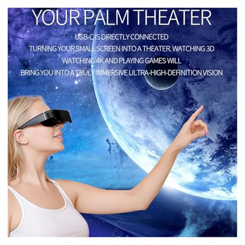 256 GB 3D IMAX VR-headset med muskontroll - Svarta Videoglasögon