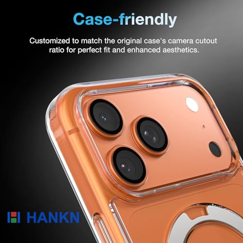 HANKN for iPhone 17 Pro Camera Lens Protector Tempered Glass Cover, Clear - image 4