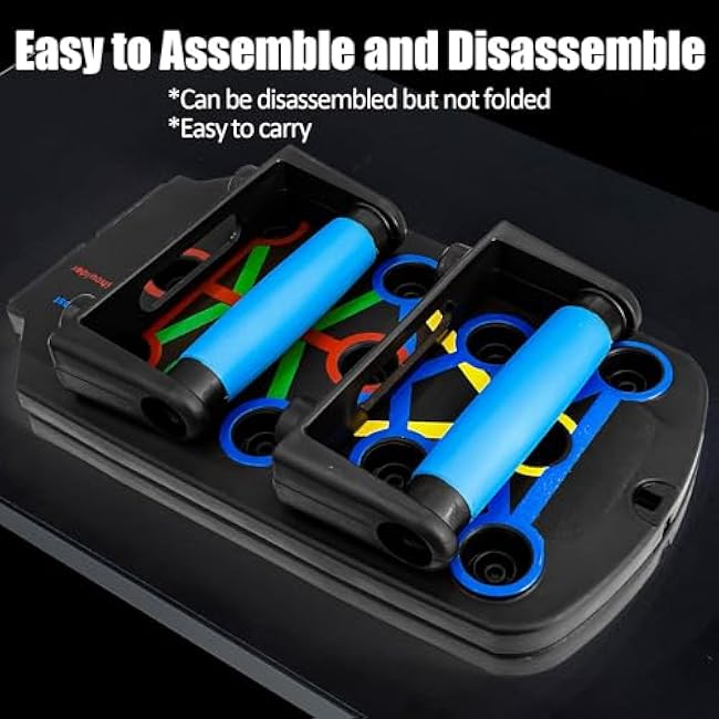 Sutekus Push Up Board for Men & Women Multi-function Detachable Push Up Bar for Strength Training Portable Home Gym Workout Equipment