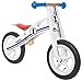 BIKESTAR Bicicleta sin Pedales para niños y niñas | Bici Madera 12 Pulgadas a Partir de 3-4 años | 12" Edición Sport Blanco, Azul, Rojo