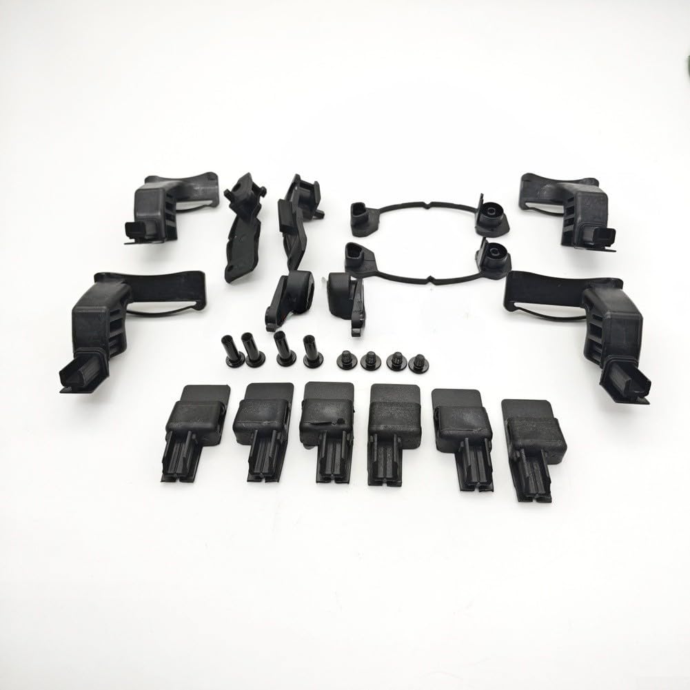 Kit de reparación deslizante de techo corredizo para Smart Fortwo 451 Cabriolet, fijación de bloqueo de techo convertible con clip guía de soporte, reemplaza A4517800089 A4517760016, parte superior de