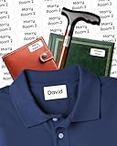 HOHE HAFTBARKEIT: Die Namensetiketten kleben fest auf Waschlabels, in Schuhen, auf Trinkflaschen, Stiften und vielen weiteren Untergründen. Insbesondere kommen sie in Kita / Kindergarten und Schule zum Einsatz.