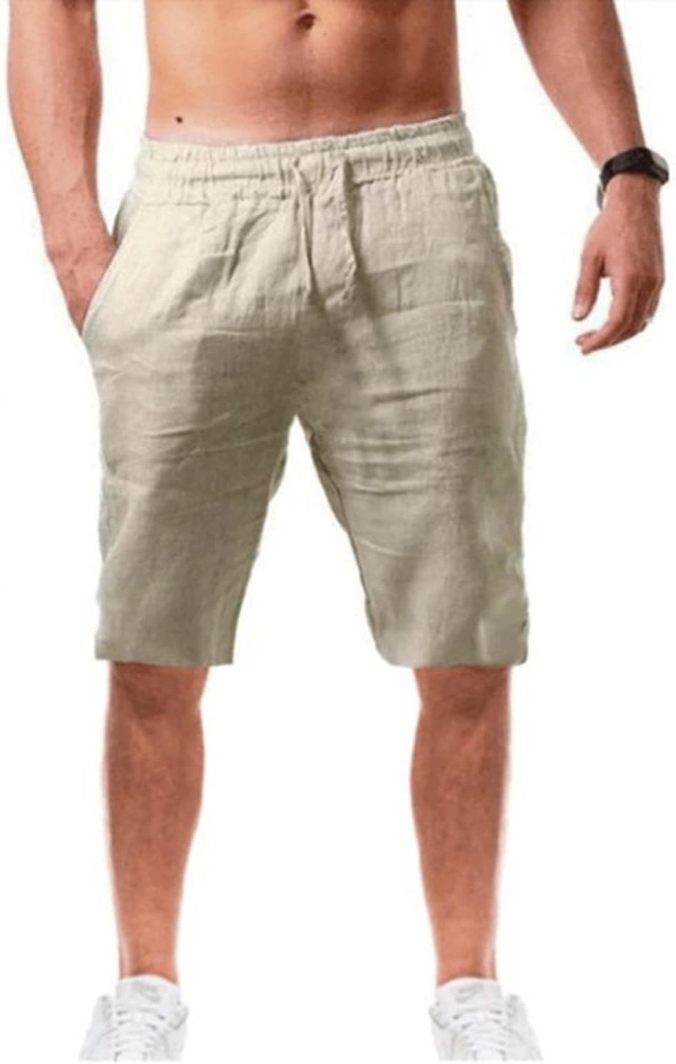 Mens Shorts for Summer Dressy Cargo Work Pants Training Running 8" Jam Gym Basketball Active Sweatpants for Fishing Camping
