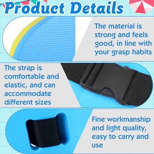 Sonwyoung 8 Pcs Water Aerobics Set Including Exercise Foam Dumbbells Aquatic Swim Belt Pull Buoy Swim Kickboard Sport Gloves Water Weights Equipment for Aquatic Fitness Weight Loss Fitness Tool(Blue) - Thumbnail 3