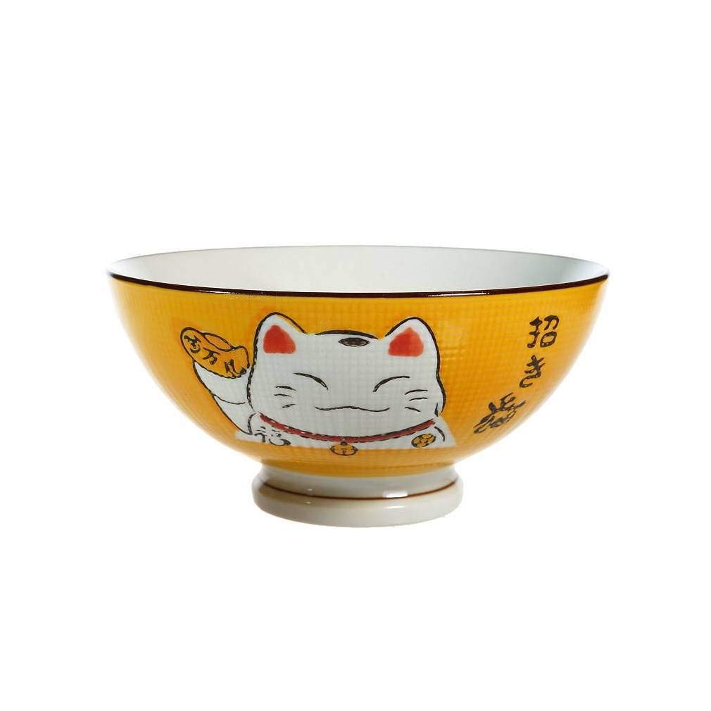 Laguiole - Set di 2 ciotole per zuppa o per ramen, giallo