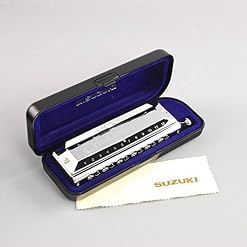Suzuki Chromatic Harmonica Standard modèle SCX-48(12 trous) clé de Bb - Les Beatles, Paul McCartney, John Lennon, RIngo Starr, George Harrison Suzuki Chromatic Harmonica Standard modèle SCX-48(12 trous) clé de Bb – Image 2