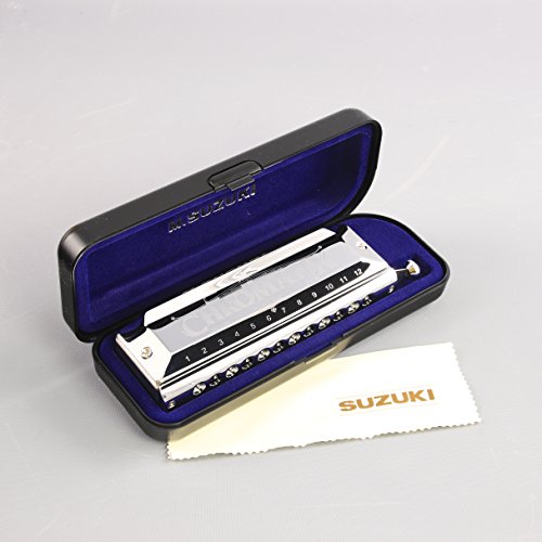 Suzuki Chromatic Harmonica Standard modèle SCX-48(12 trous) clé de Bb - Les Beatles, Paul McCartney, John Lennon, RIngo Starr, George Harrison Suzuki Chromatic Harmonica Standard modèle SCX-48(12 trous) clé de Bb – Image 3