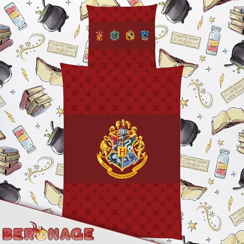 Juego de ropa de cama infantil Harry Potter 135x200 algodón reversible 5