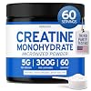Creatine Monohydrate Powder 5G l Micronized & Unflavored l 60 Servings 5000mg per Serving l Pure Creatine Supplement for Men & Women l Supports Muscle Growth, Energy & Recovery l Non-GMO & Vegan