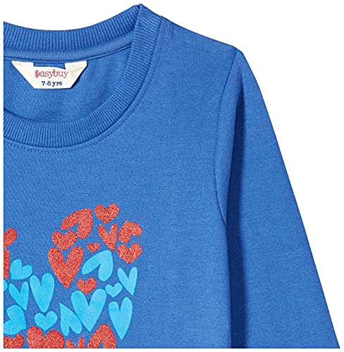 Image of Easybuy Girls Regular Sweatshirt AU21DM03GX Navy 8Y