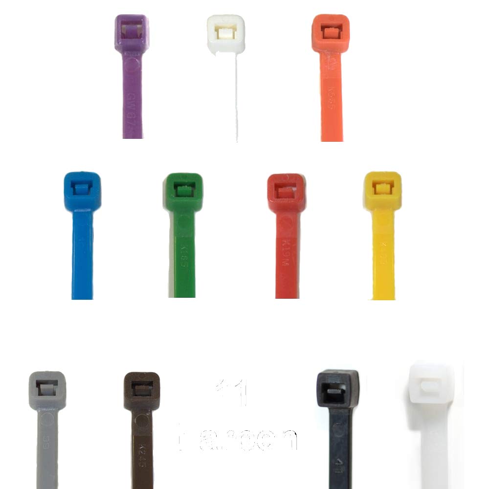 Kabelbinder Set 11 Farben Profi Qualität 1100 Stck. 200 x 4,8 mm TOP ANGEBOT