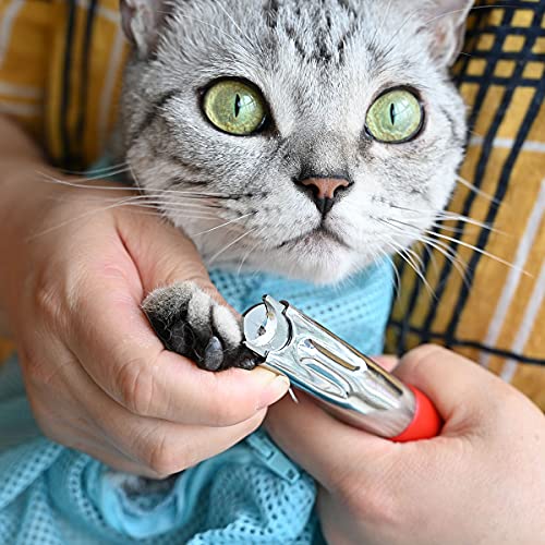 Dog-Cat-Nail-Clippers-Professional-Pet-Claw-Trimmer-Free-Nail-File-Stainless-Steel-Razor-Sharp-Blade-Dog-Toes-Cutter-Grooming-Tools-for-Small-Medium-Large-Animal-Pets-Blue