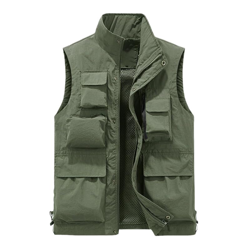 Gilet d'extérieur imperméable USTZFTBCL contre la pluie en grande taille