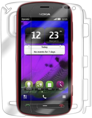 Skinomi Full Body Skin Protector Compatible with Nokia 808 PureView (Screen Protector + Back Cover) TechSkin Full Coverage Clear HD Film