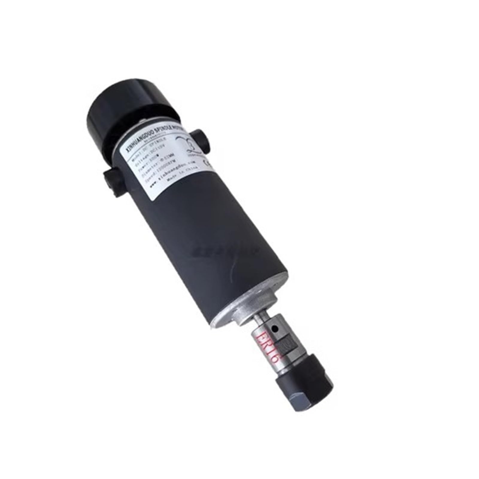 Silnik wrzecionowy chłodzony powietrzem 500 W ER11 / ER16 CNC DC z regulatorem prędkości + tuleje zaciskowe + zacisk + bity,Napęd elektryczny(Set 4 (ER16))