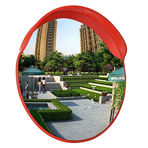 Miroir routier bombé grand angle 80 cm pour garage et allée de route