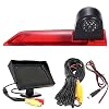 Dynavsal remlicht achteruitrijcamera + 4,3 inch TFT LCD-kleurenscherm automonitor, IR nachtzicht auto achteruitrijcamera…