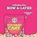 CRUNCH 'N MUNCH Birthday Cake Flavored Popcorn Clusters, 5.5 oz.