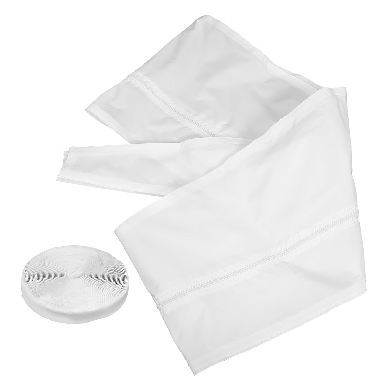 PACKOVE Panno Sigillante per Condizionatore D'aria Bianco in Fibra Chimica, e Facile da Rimuovere, per Sigillatura Finestra Condizionatore