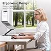 Tonmom Adjustable Laptop Stand for Desk, Metal Foldable Laptop Riser, Portable Laptop Holder, Ventilated Cooling Computer Notebook Stand Compatible with 10-17.3” Laptops #1
