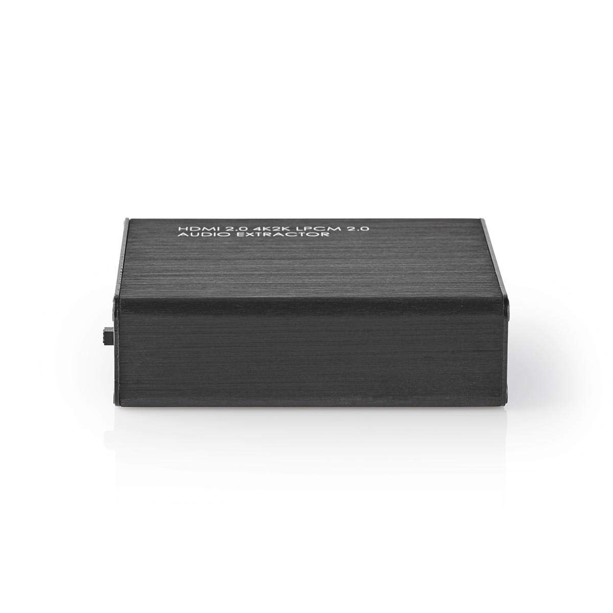 NEDIS HDMI-Audio-Extractor - Digital und Stereo - 1x HDMI-Eingang - 1x HDMI-Ausgang - Toslink - Schwarz, VEXT3470AT