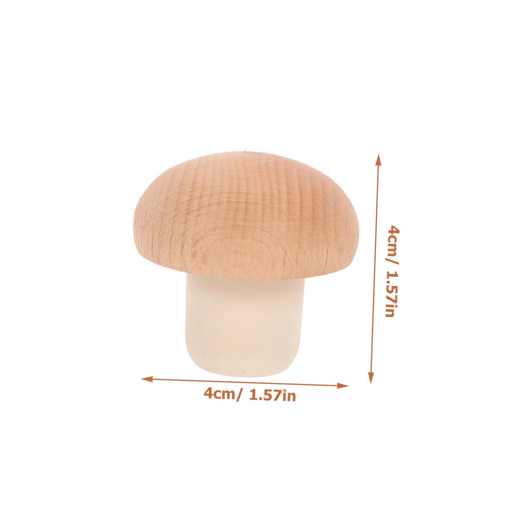 OFFSCH 8pcs Non-recycled Wine Bottle Corks Bulk Mushroom Shaped Cork Stopper for Bottles Bottle Toppers for Craft Projects