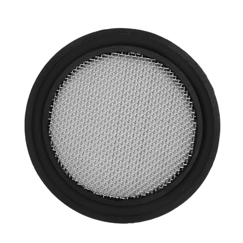 Image of DERNORD 2 Pack 1.5 inch Sanitary Tri-Clamp Gasket Buna-N (NBR) w /Stainless Bonded Type Screen 30 Mesh