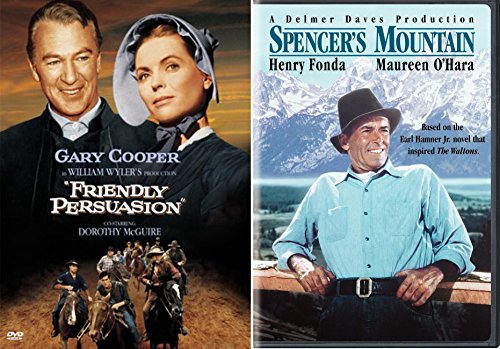 Spencer's Mountain & Friendly Persuasion DVD The West set Henry Fonda + Gary Cooper