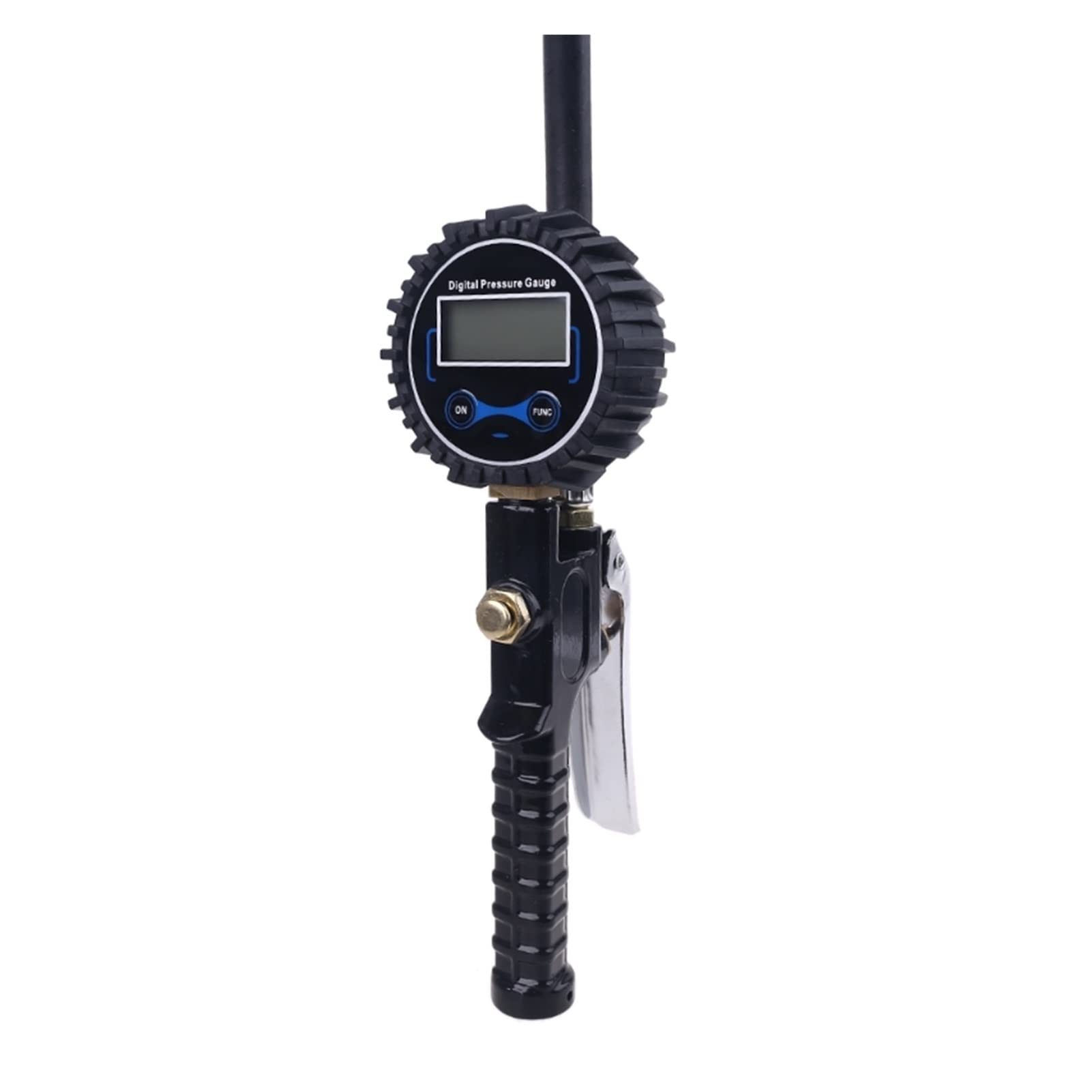 Manómetro de presión neumáticos, Mandril Aire 200 PSI, inflador Digital con 1/4" for automóviles, Motocicletas, Bicicletas y vehículos