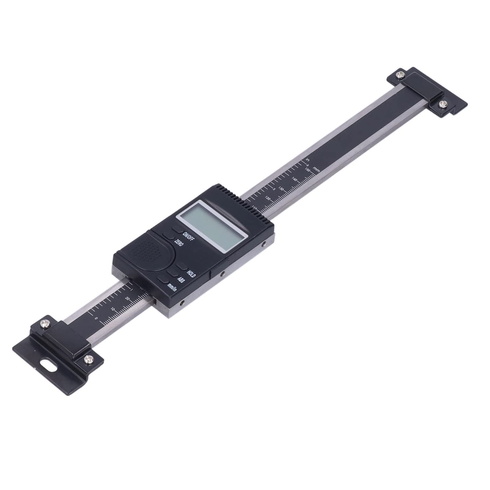 Aramox Suwmiarka Pionowa z Noniuszem, Cyfrowa Skala Liniowa ze Stali Nierdzewnej od 0 do 300 Mm Wyświetlacz LCD IP45 Resetowanie Zatrzymanie Danych dla Frezarek montaż Obróbczy (0-150mm)