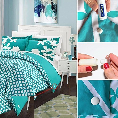 PinionPins Clear Magnetic Duvet Clips with Magnetic Key for Easy Removal. Pack of 16 Comforter Fasteners That are Safe Locking and Holds up to 10lbs - Image 3