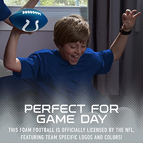 Image of Franklin Sports NFL Football - Kids Foam Football - Soft Junior Size 8.5 inch Ball with 3D Logos - Perfect for Gameday + Tailgates