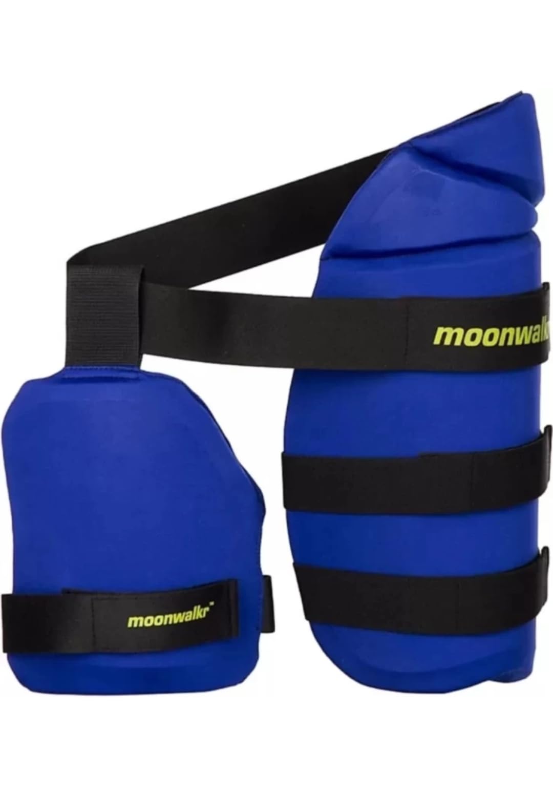 Moonwalkr Left Hand Thigh Guard Youth Cricket Thigh Guard (Blue) (B0D4JXH7DW) Amazon Price History, Amazon Price Tracker