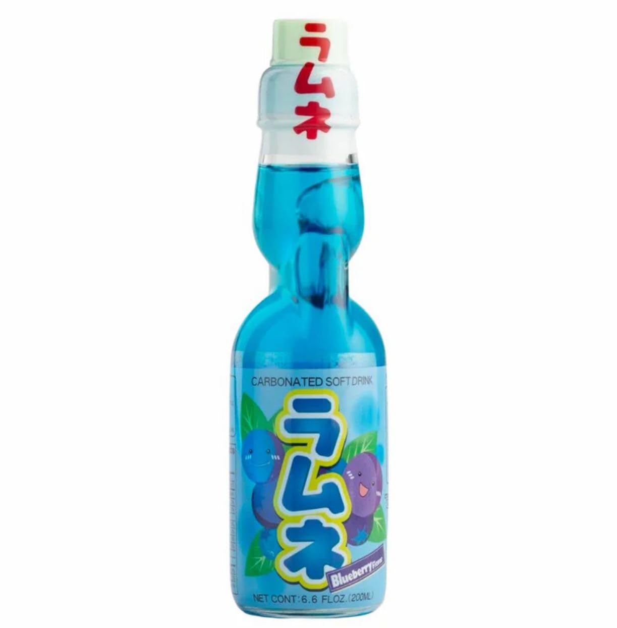 Hatakosen Ramune Soda - Blueberry Flavour 200ml