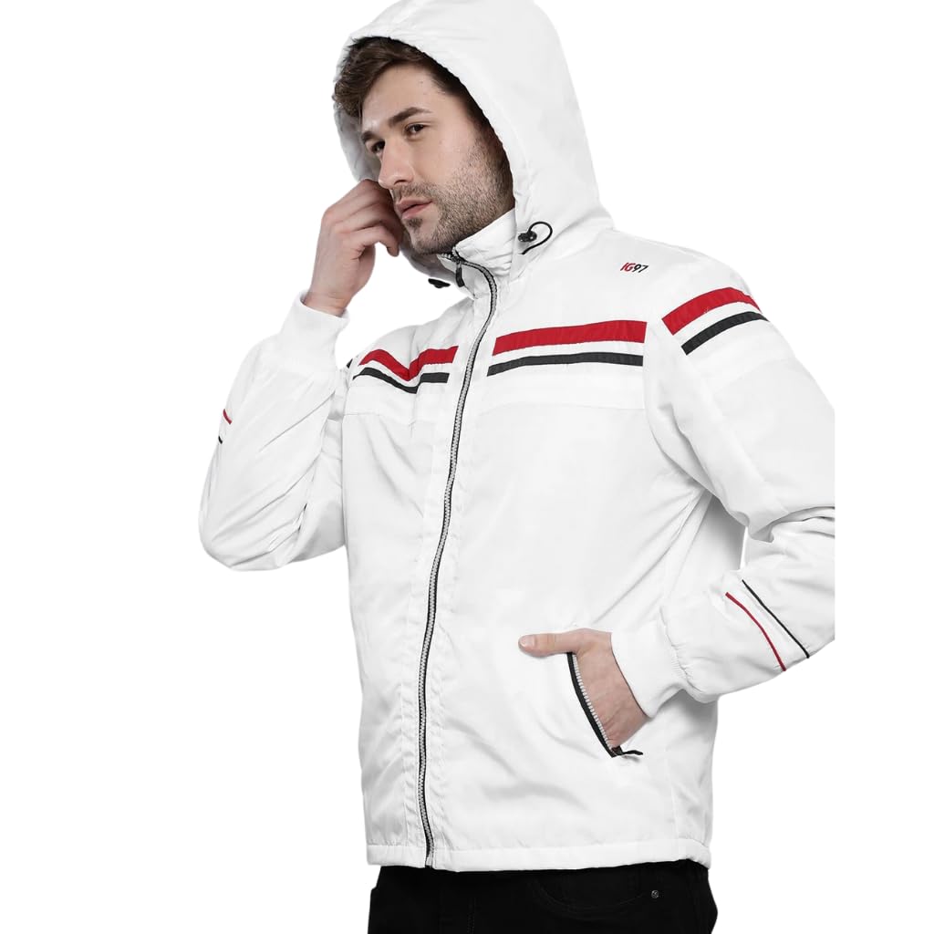 the indian garage co Men Polyester Standard Length Solid Slim Fit Jacket-picture-39