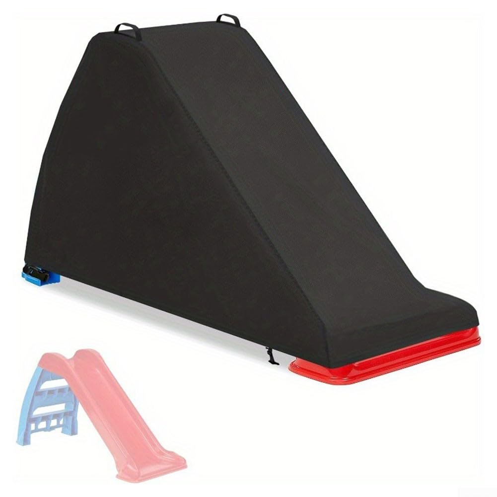 Housse de toboggan d'extérieur pour grimpeur cache-cache, tissu Oxford 420D, housse de protection imperméable pour enfants avec aérations et cordon de serrage en bas, 120 x 50 x 70 cm