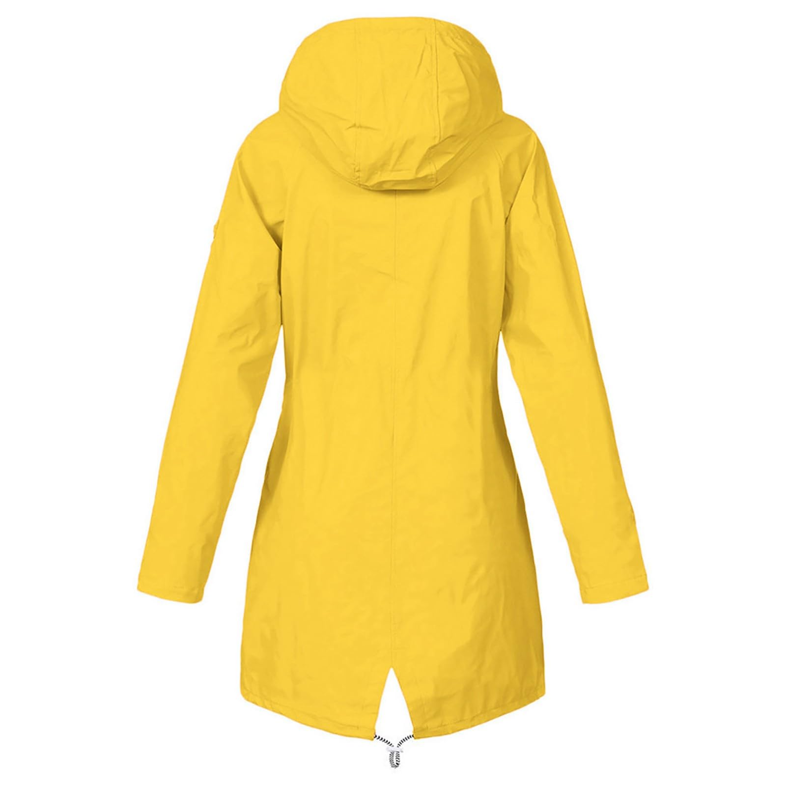 Giacca Da Escursionismo Con Cappuccio Esterno Cerniera Donna Borsa In Lana Cotta Impermeabile Antipioggia Trekking Canadese Antivento Running Trench Sportiva Invernale Lungo 100 Grammi
