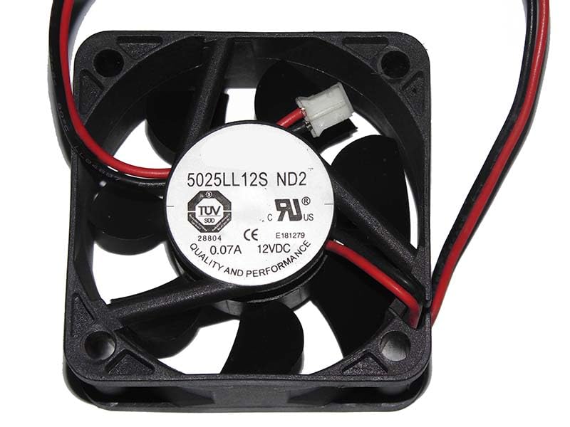 Ventilador 12V 5025LL12S para mantener fresca tu impresora 3D en el hogar
