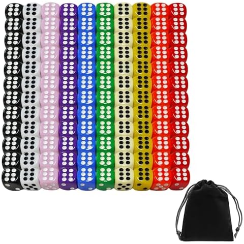 Dés KRYMSON 120 pièces avec sac Cover
