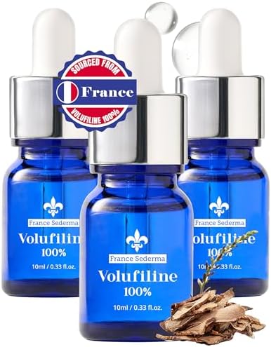 100% Volufiline Plumping Serum, 3-Pack, 10 mL Each, Face and Neck