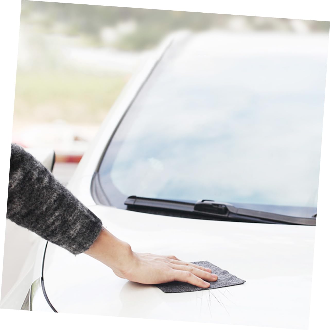 iplusmile 3pezzi Panno Riparazione Graffi Auto Panno Leggero Per Rimozione Graffi e Macchie Strumento Di Pulizia e Lucidatura Per Vernici Auto Facile Da Usare e Salvaspazio