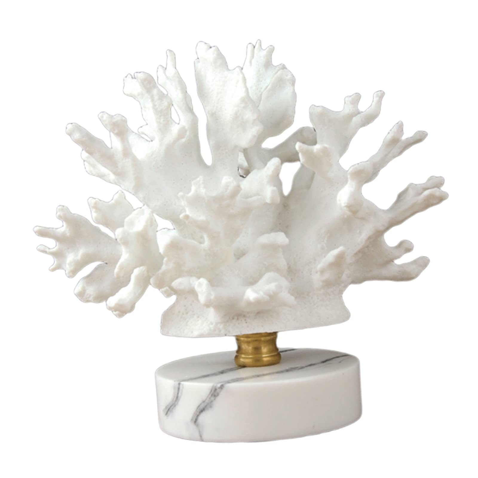 CHUOZI Artificial Coral Figurine Fake Ornament Modern Sculpture Simulation Housewarming Gift Tabletop Shelf Statue Decor-Typ B