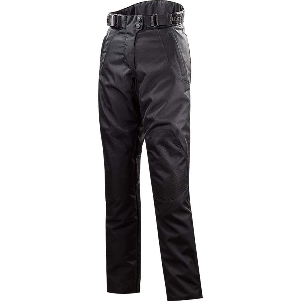 LS2 Chart EVO impermeabile Ladies Motociclo Pantaloni Tessili, nero, Long XS