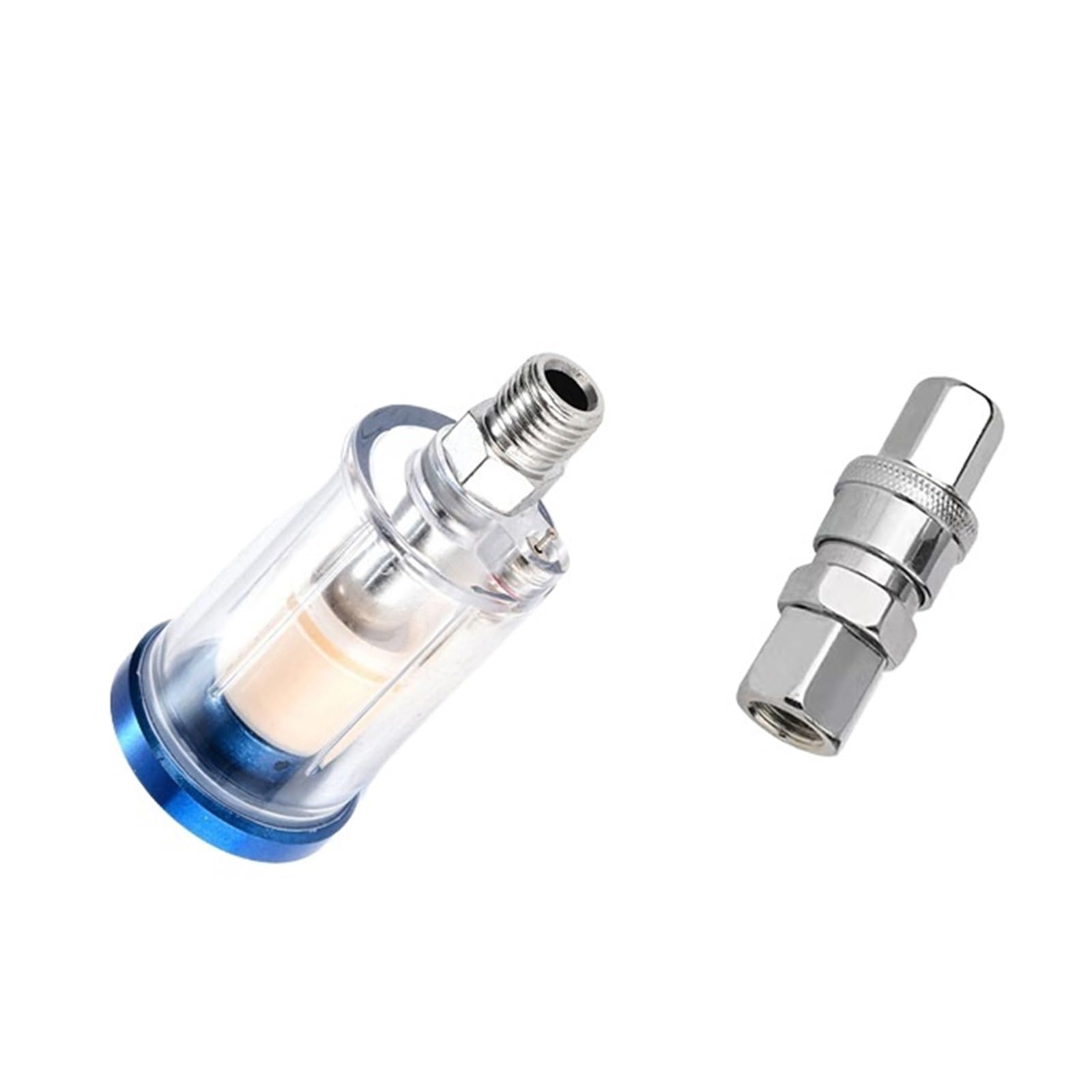 AYNRJKKX Air Pressure Regulator Water air Filter + Oil-Water Separator Paint Spray Gun Gauge(AF-02-JP Adapet)