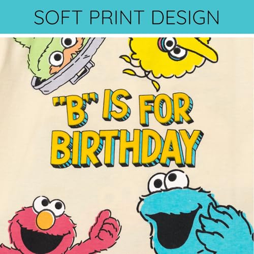 Sesame Street Birthday T-Shirt Infant to Toddler Sizes (12 Months - 5T)3