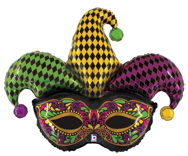 Betallic 45' Mardi Gras Jester Mark Party Decoration...