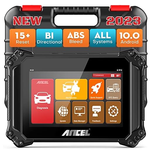 ANCEL V6 Bi Directional Scan Tool, 2023 Newest OBD2 Scanner Diagnostic Tool Key Fob Programmer, Automotriz Car Code Reader for All Vehicles, 15+ Service ABS Auto Bleed/TPMS/EPB/IMMO/DPF/SAS/Battery